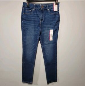 Wonder Nation Mid-Rise Skinny Youth Size 16 Blue Denim Jeans